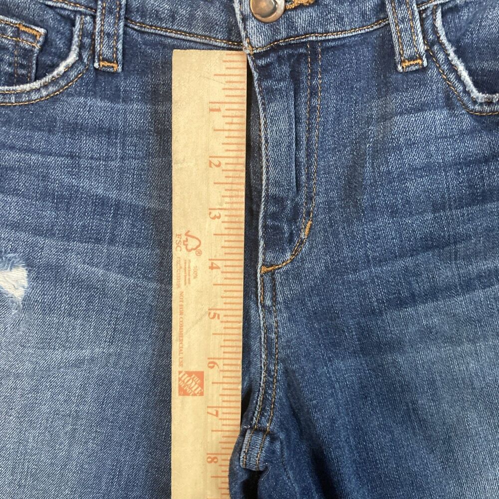 Joe's Jeans The Ex-Lover Straight Crop Womens 27 Blue Distressed Boyfriend Denim - Picture 4 of 9